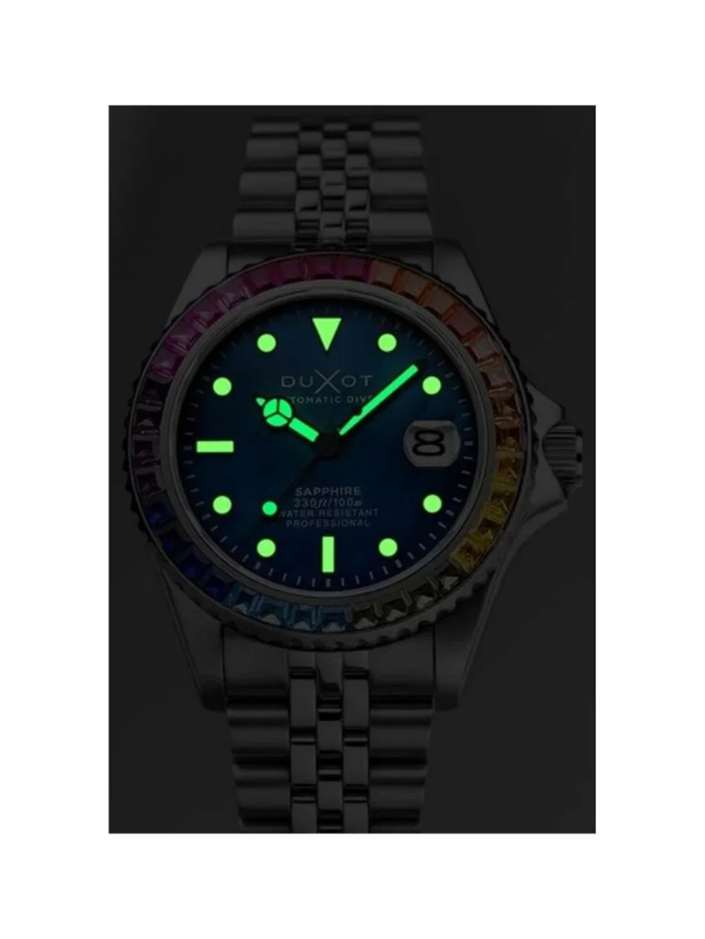 NWT Duxot Atlantica Automatic Blue Dial Men's Watch